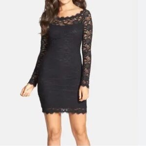 Jump Apparel Body Con Black Lace Two Piece dress
